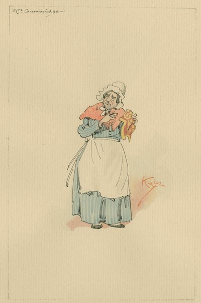 Mrs Gummidge, ca. 1920er von Joseph Clayton Clarke